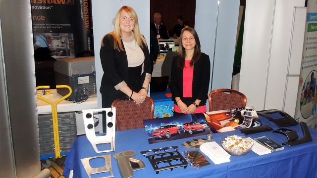 Rebecca Gatford and Rhiannon Batt exhibiting at the EESW event